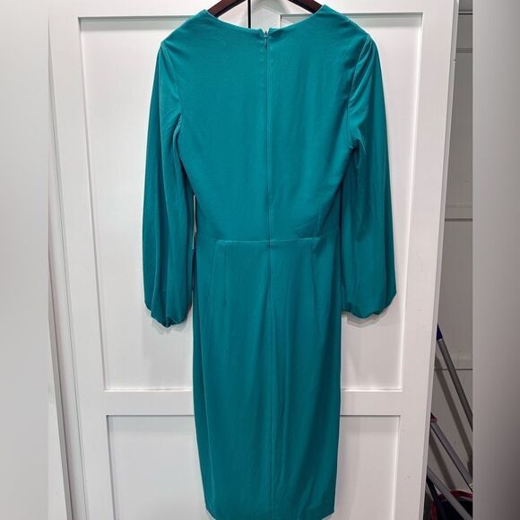 ELIZA J WRAP LOOK LONG SLEEVE DRESS - Picture 7 of 8